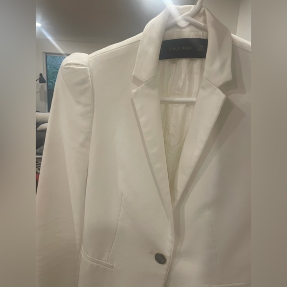 ZARA White Blazer - Picture 5 of 6